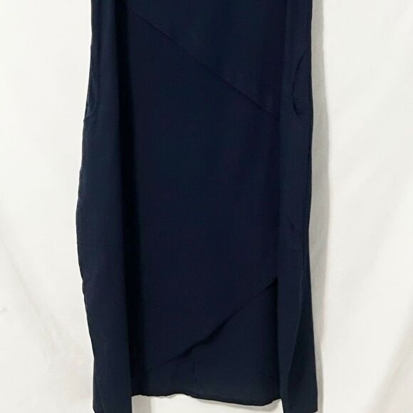 Yupin Yichu Blue Sleeveless Linen Dress Size M - Picture 6 of 6